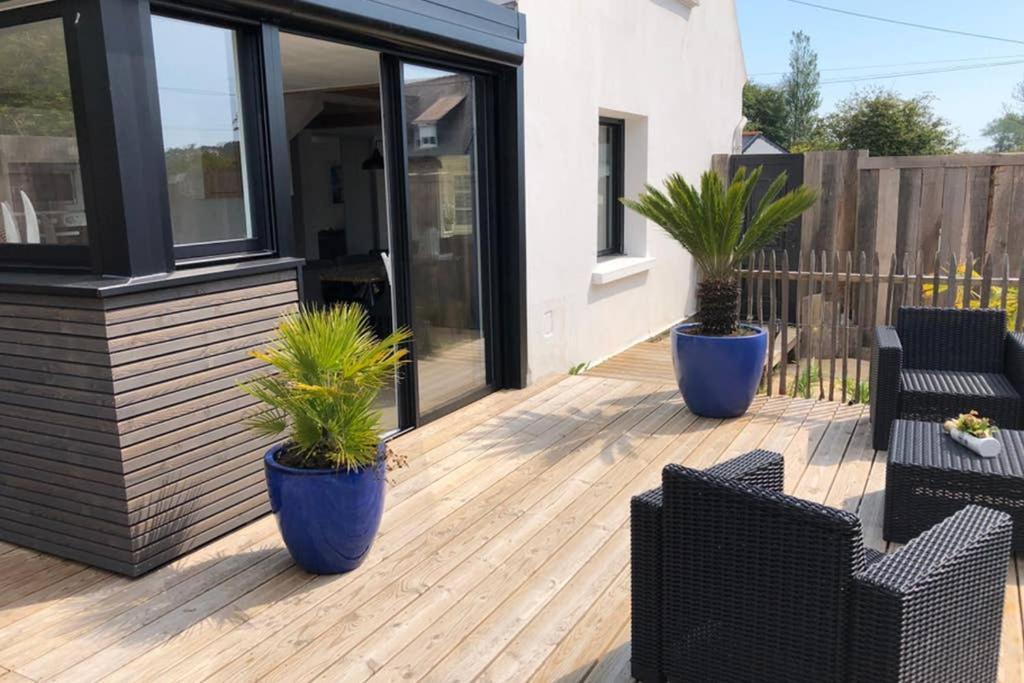 Maison Avec Spa Cote De Granit Rose Trégastel Exteriör bild